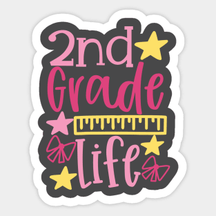 Second Grade Life Sticker